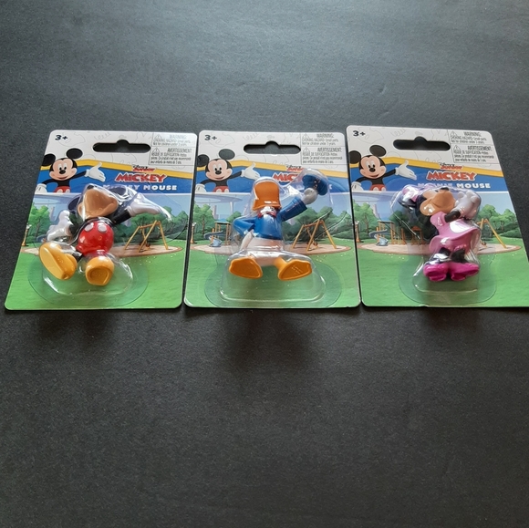 Disney Junior Mickey Mouse Funhouse Mini Figure Collection Set of 3 Minnie Duck - Picture 2 of 9